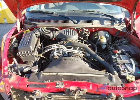 1998 Dodge Dakota Slt/Sport из США, поврежденный, VIN 1B7FL26X9WS535231